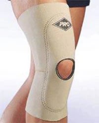 Pro Orthopedic Devices Brace Open Knee BGE Neo, Neoprene Support Sleeve, Small, 13.25-14"