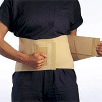 Pro Orthopedic Devices Pro 280 Lumbar Support Brace, Double Pull, Adult, X-Large, Elastic/Mesh, 36-38"