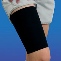 Pro Orthopedic Devices Thigh Support Sleeve, X-Large, Black, No Logo