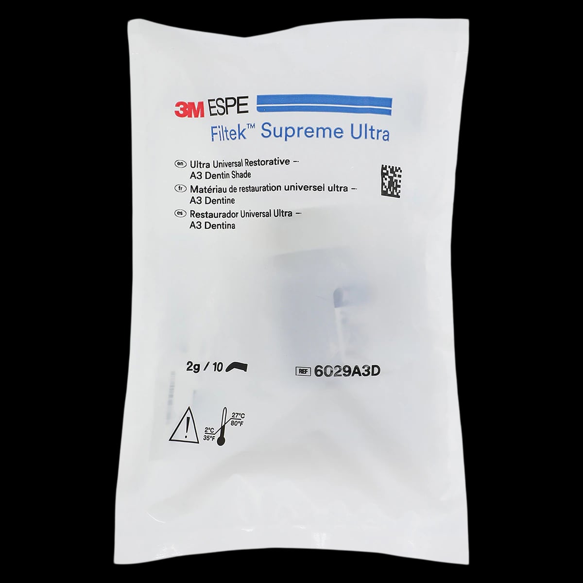 3M Filtek Supreme Ultra Universal Restorative, A3 Dentin, 0.2 g Capsules, 10/Box, 6029A3D