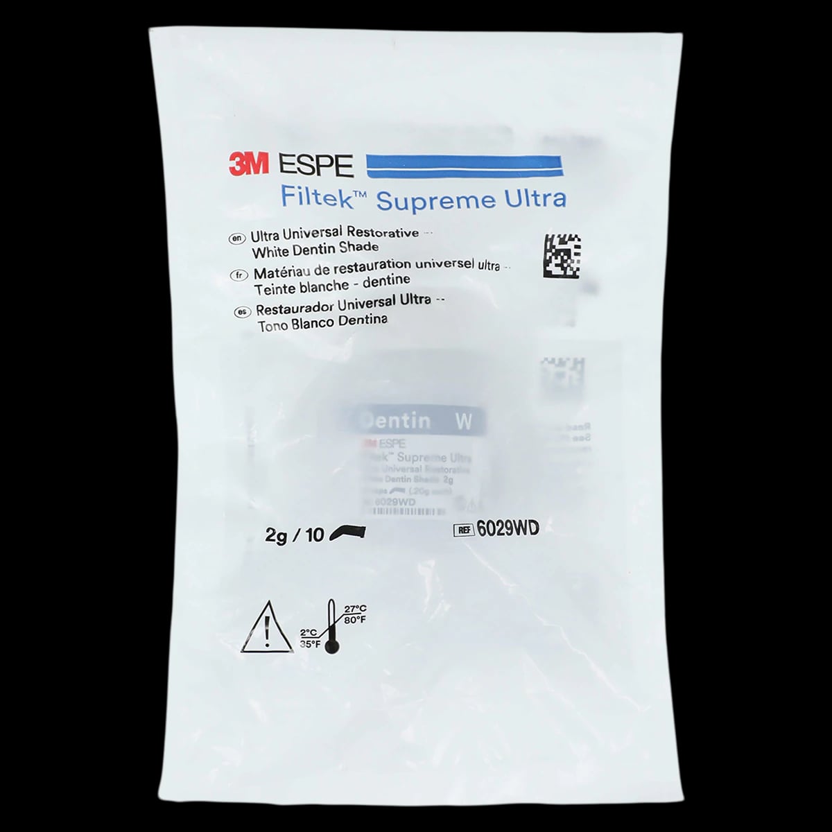 3M Filtek Supreme Ultra Universal Restorative, White Dentin (WD), 0.2 g Capsules, 10/Pack, 6029WD