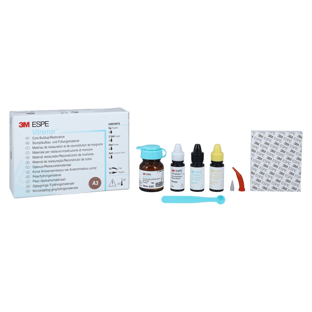 3M™ Vitremer™ Core Buildup/Restorative A3 Trial Kit, 3303MP-A3