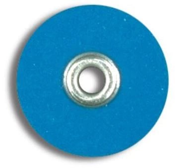 3M Sof-Lex Contouring and Polishing Pop-On Discs, 3/8" Diameter, Fine Grit, Medium Blue, 85/Box, 1981F