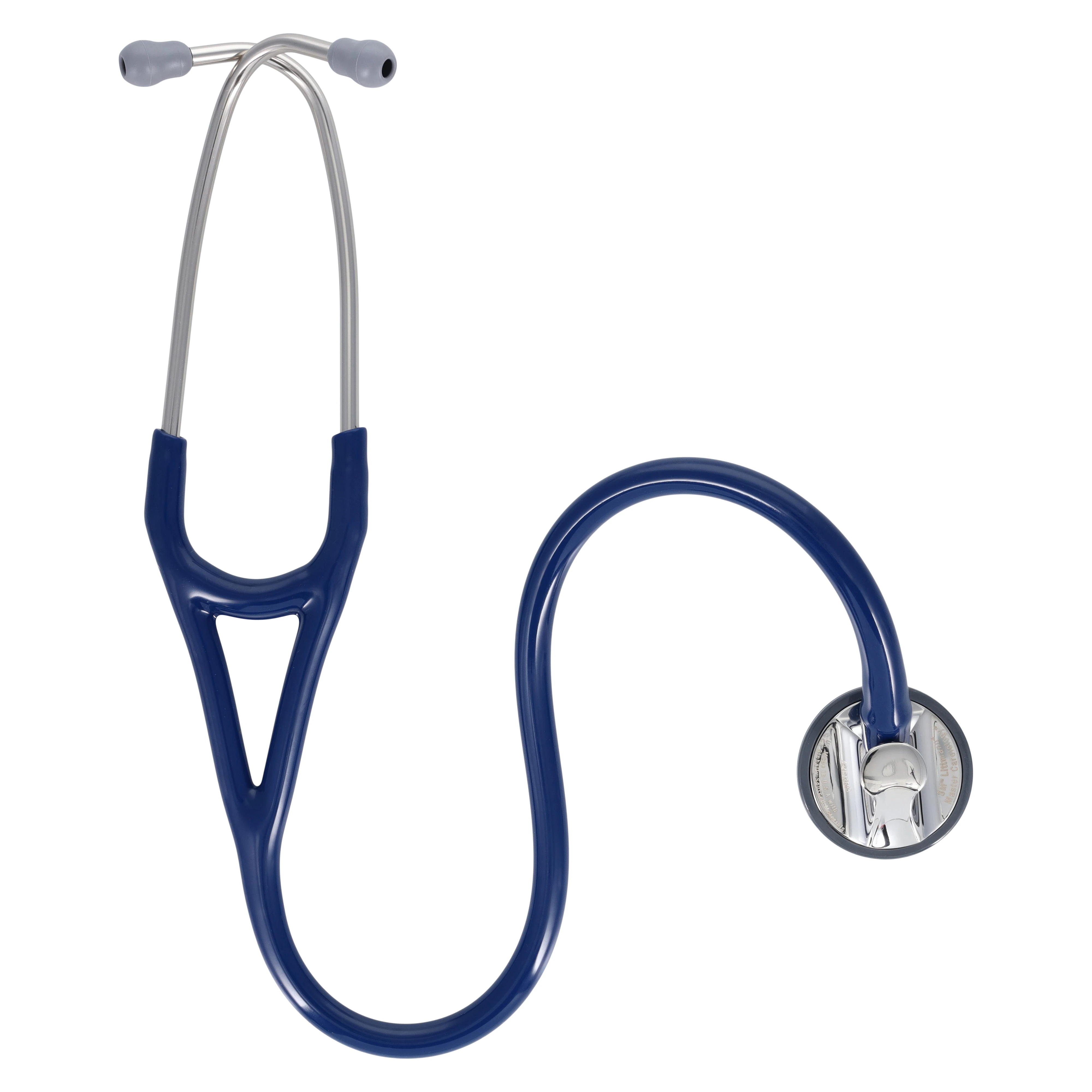 3M Littmann Master Cardiology Stethoscope, Adult/Child, Navy, Double Lumen Tubing, 1 Each