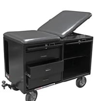 Athletic Edge SmartCart 4 Multi-Purpose Sideline Cart, 50x26x26", 3 Drawers