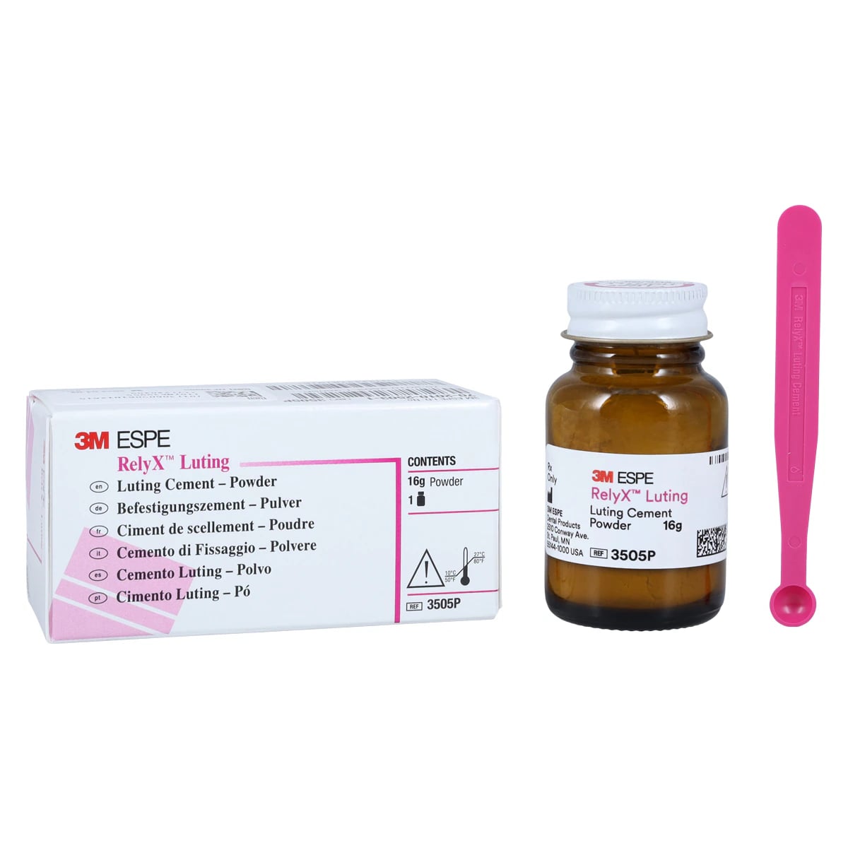 3M RelyX Luting Cement Powder Refill, 16 g Bottle, 3505P