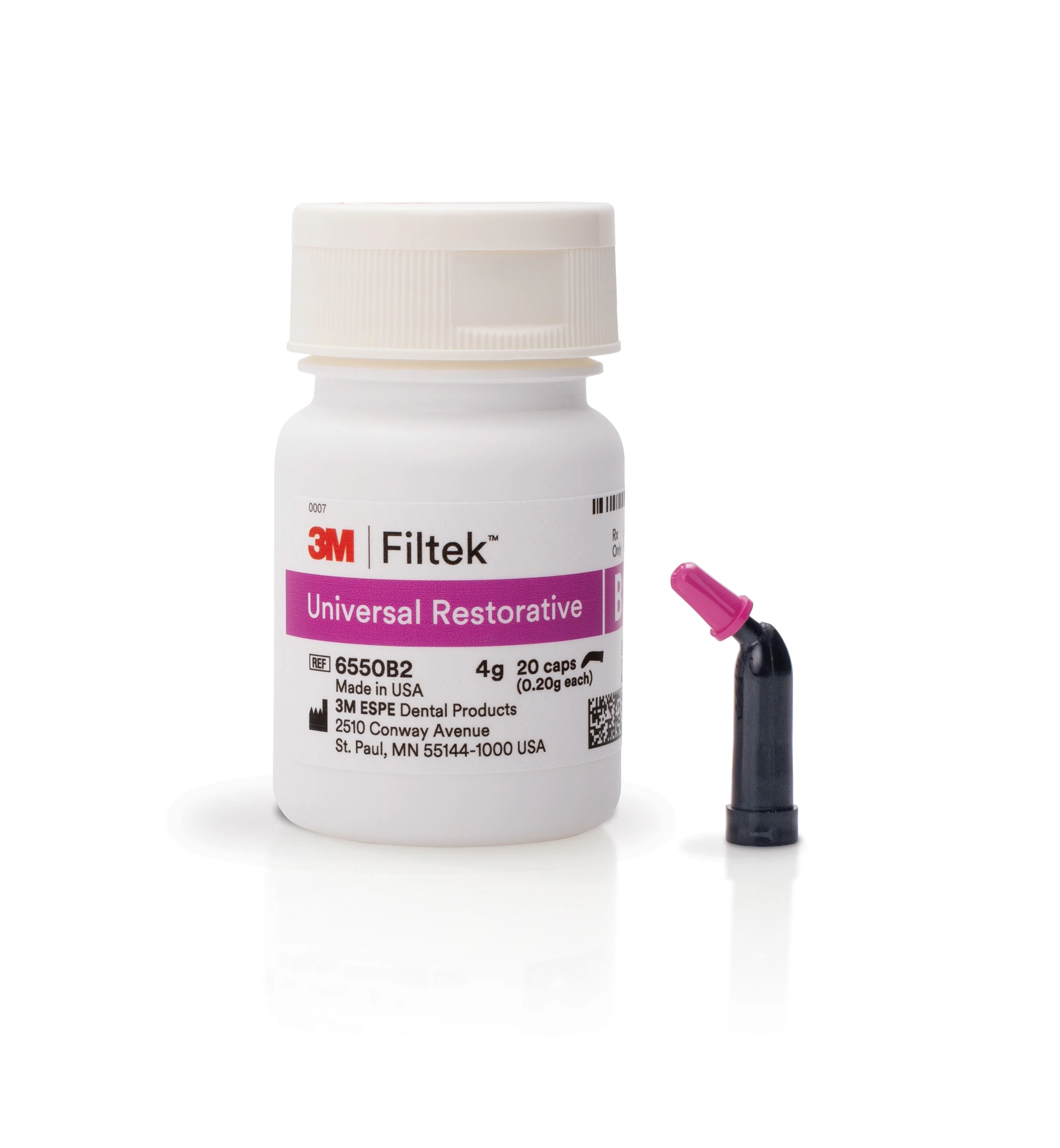 3M Filtek Universal Restorative Capsules, Shade B2, 0.2 g, 20/Box, 6550B2