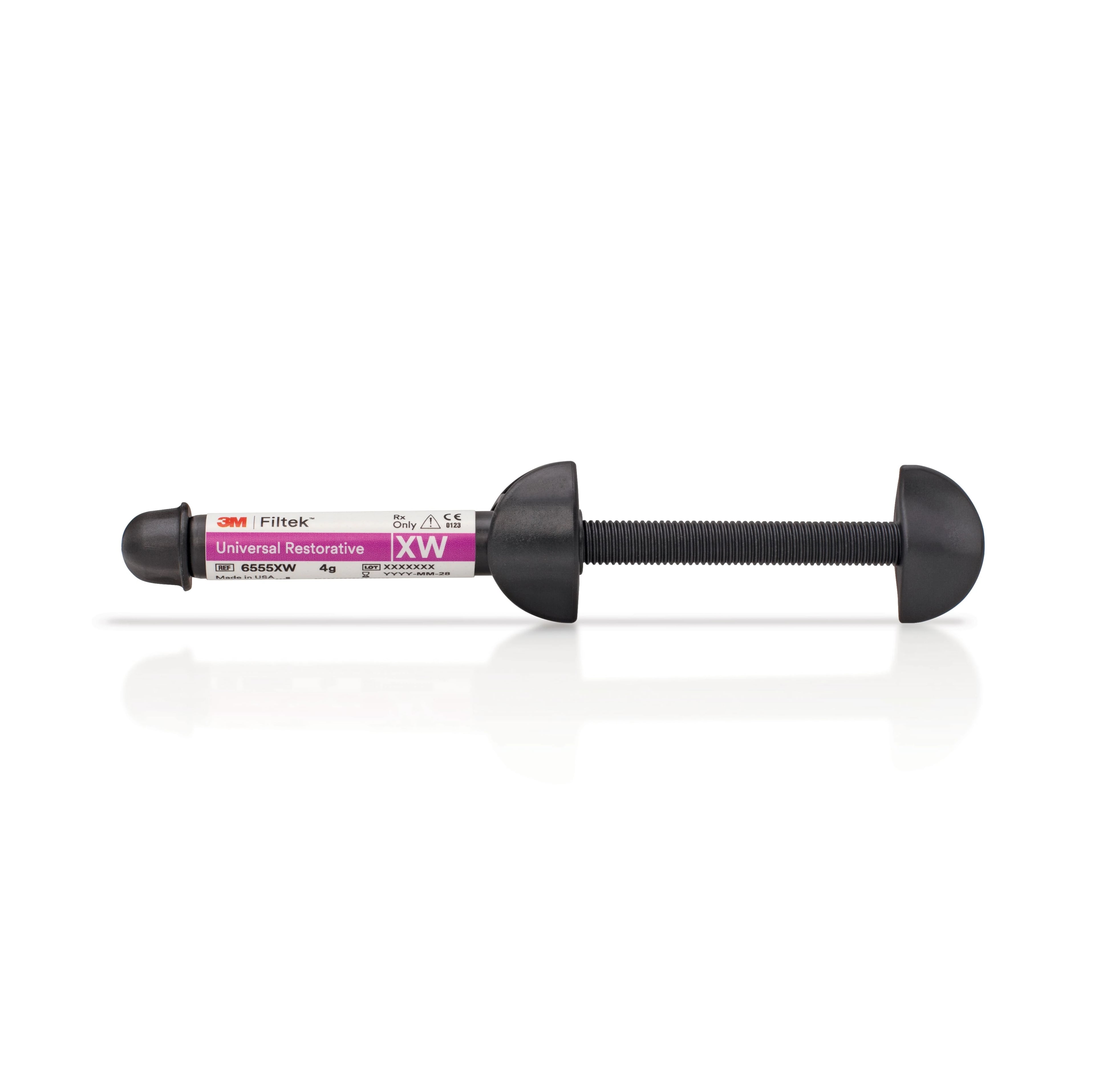 3M (Solventum) Filtek Universal Restorative Syringe Refill, Extra White (XW), 4 g, 1/Pk, 6555XW