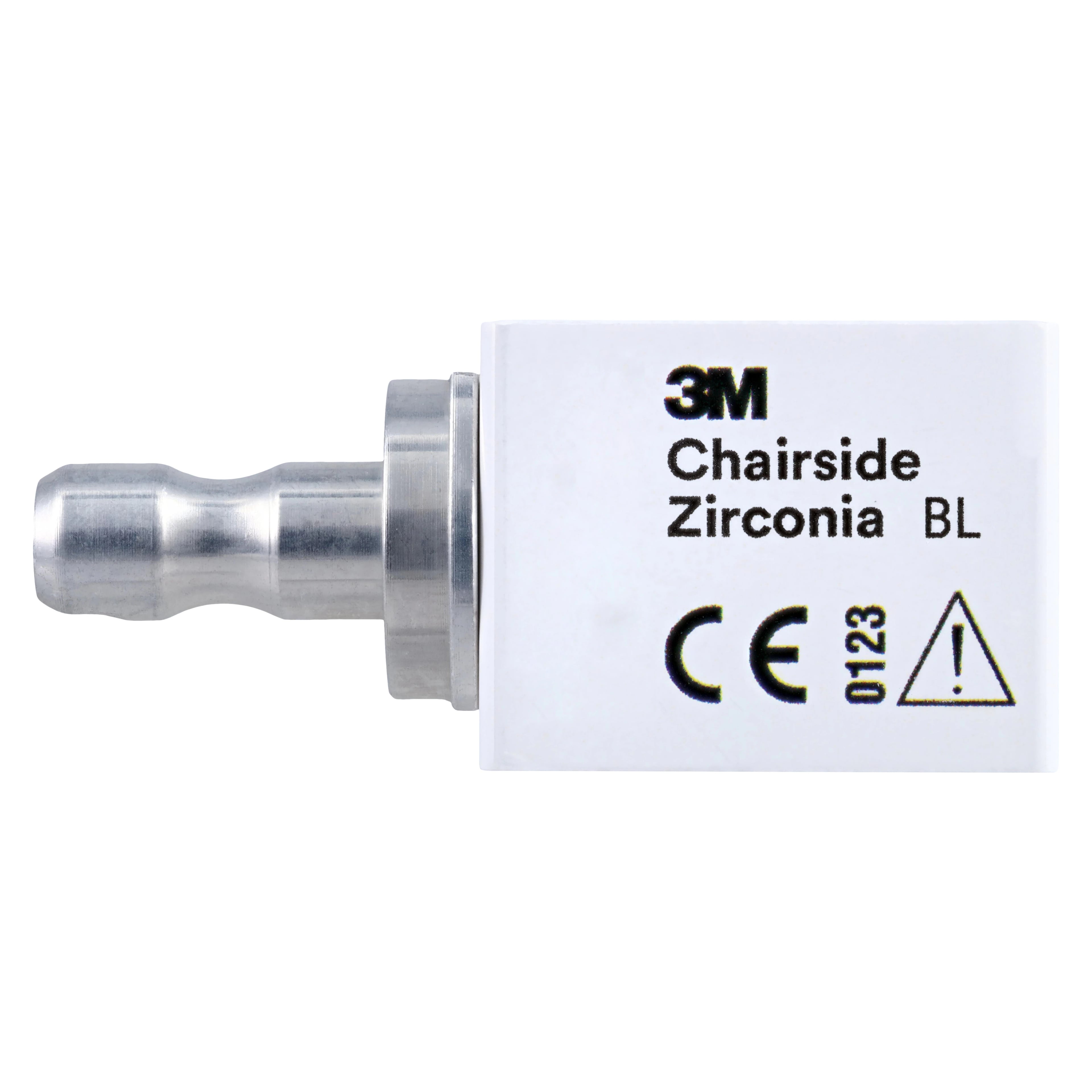 Solventum Chairside Zirconia CEREC Crown Block, 20mm, Bleach Shade, 5/Pk, 69940