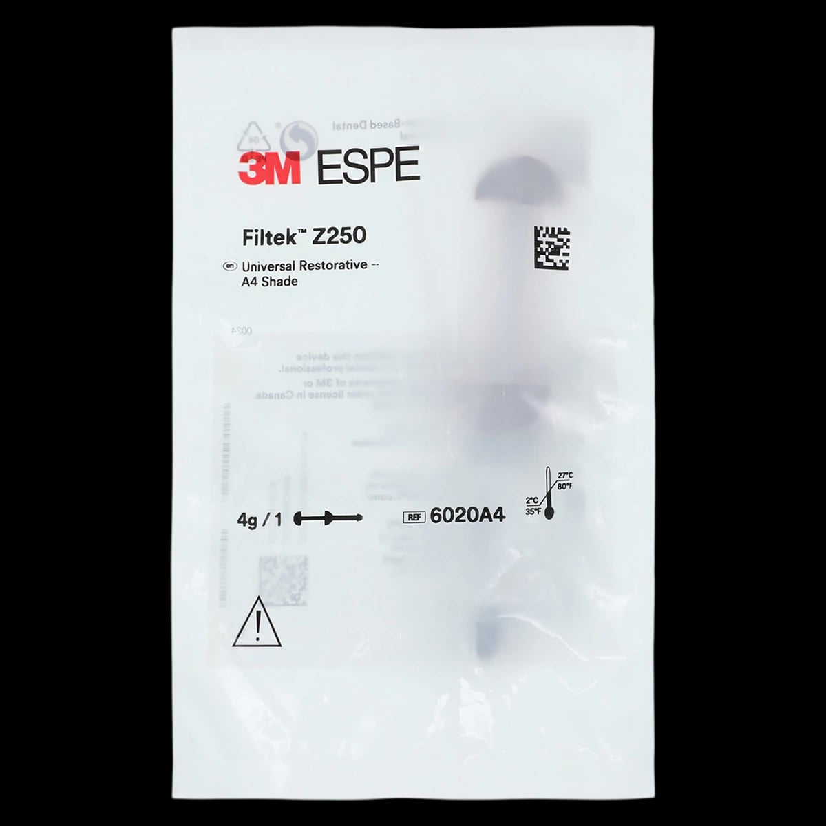 3M Filtek Z250 Universal Restorative Composite, Shade A4, 4g Syringe Refill, 6020A4