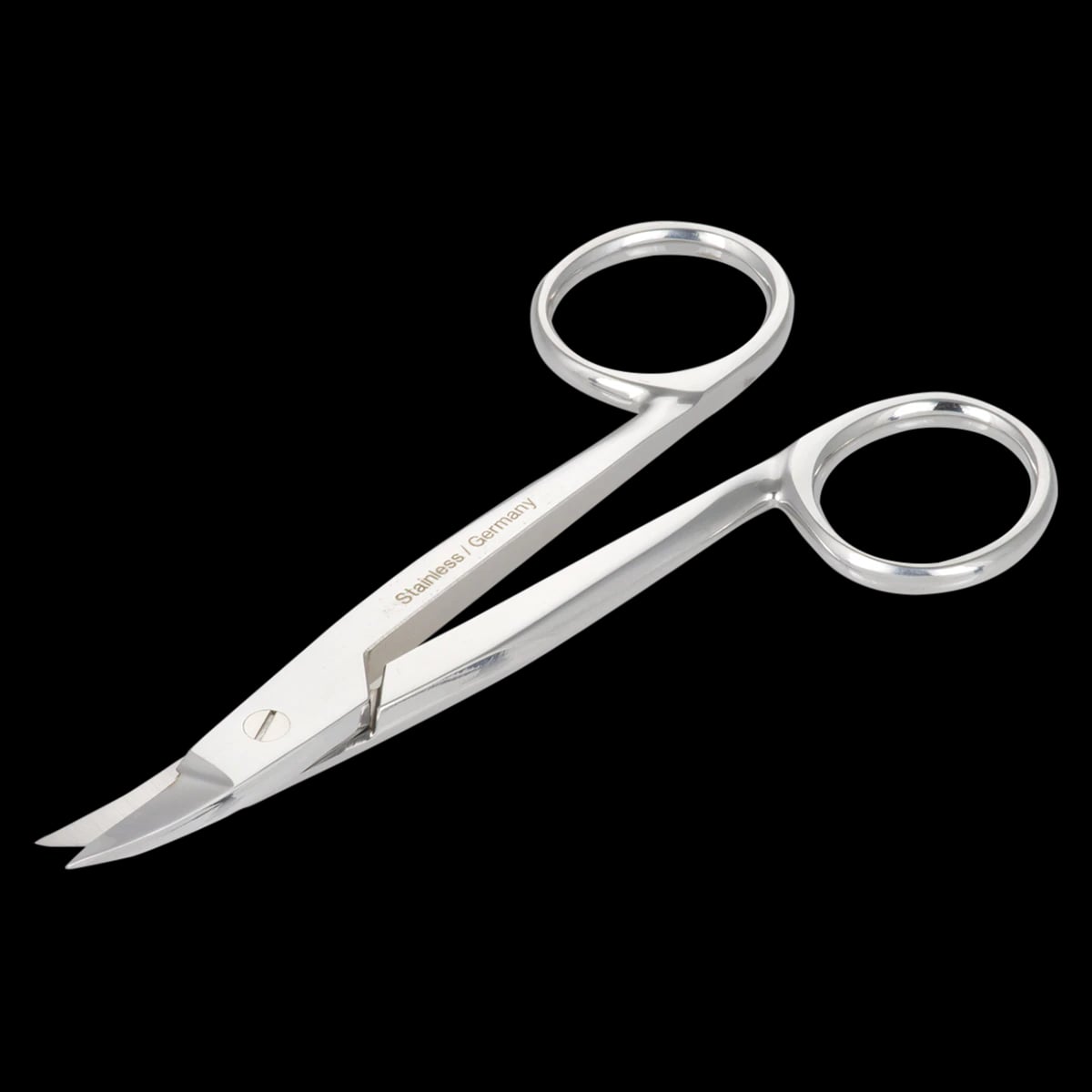 3M (Solventum) Deluxe Curved Crown Scissors, Smooth Blade, Stainless Steel, 1/Pk, 801202