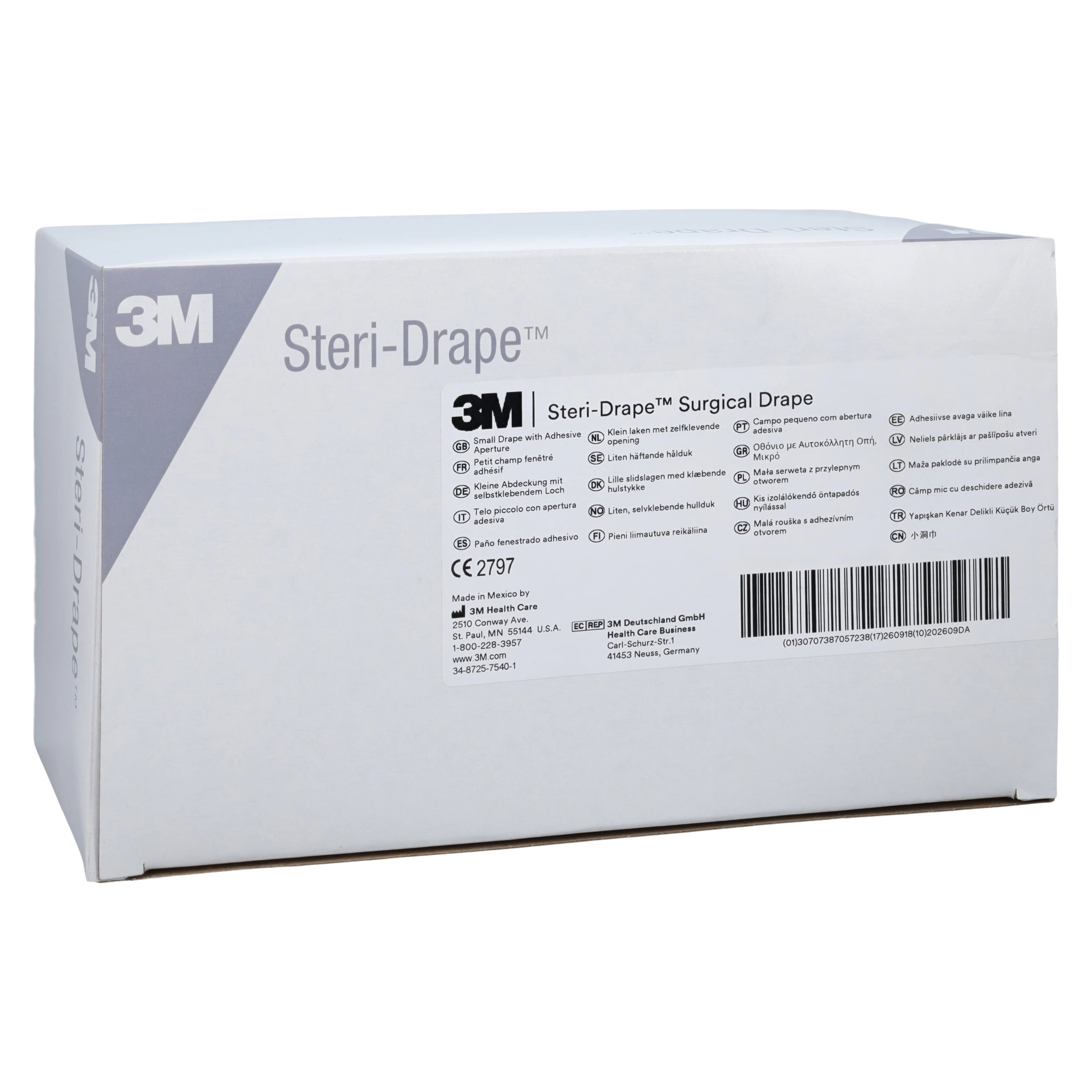 3M Steri-Drape Minor Procedure Drape, Fenestrated, 25" x 22", Sterile, 1 Each