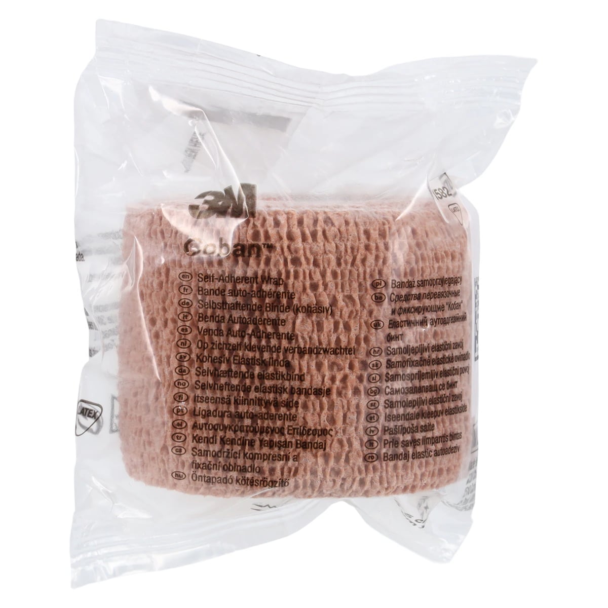 3M Coban Self-Adherent Wrap, Latex-Free, Non-Sterile, Tan, 2" x 5 yd, Each