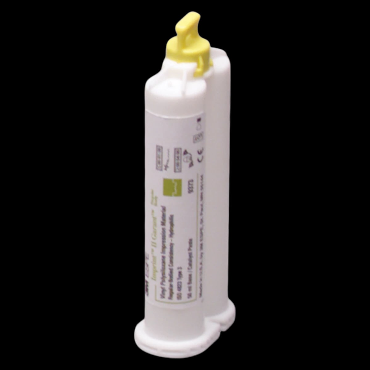3M Imprint II Garant Regular Body VPS Impression Material Refill, Green, 4 x 50 mL Cartridges with 20 Mixing Tips, 9379