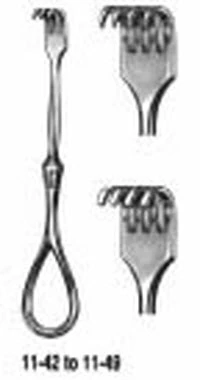 Volkman Retractor, 4-1/2", Stainless Steel, Each