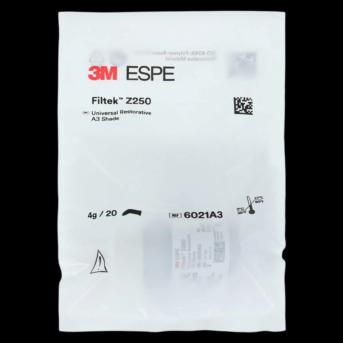 3M Filtek Z250 Universal Restorative Capsules, Shade A3, 0.2 g, 20/Box, 6021A3