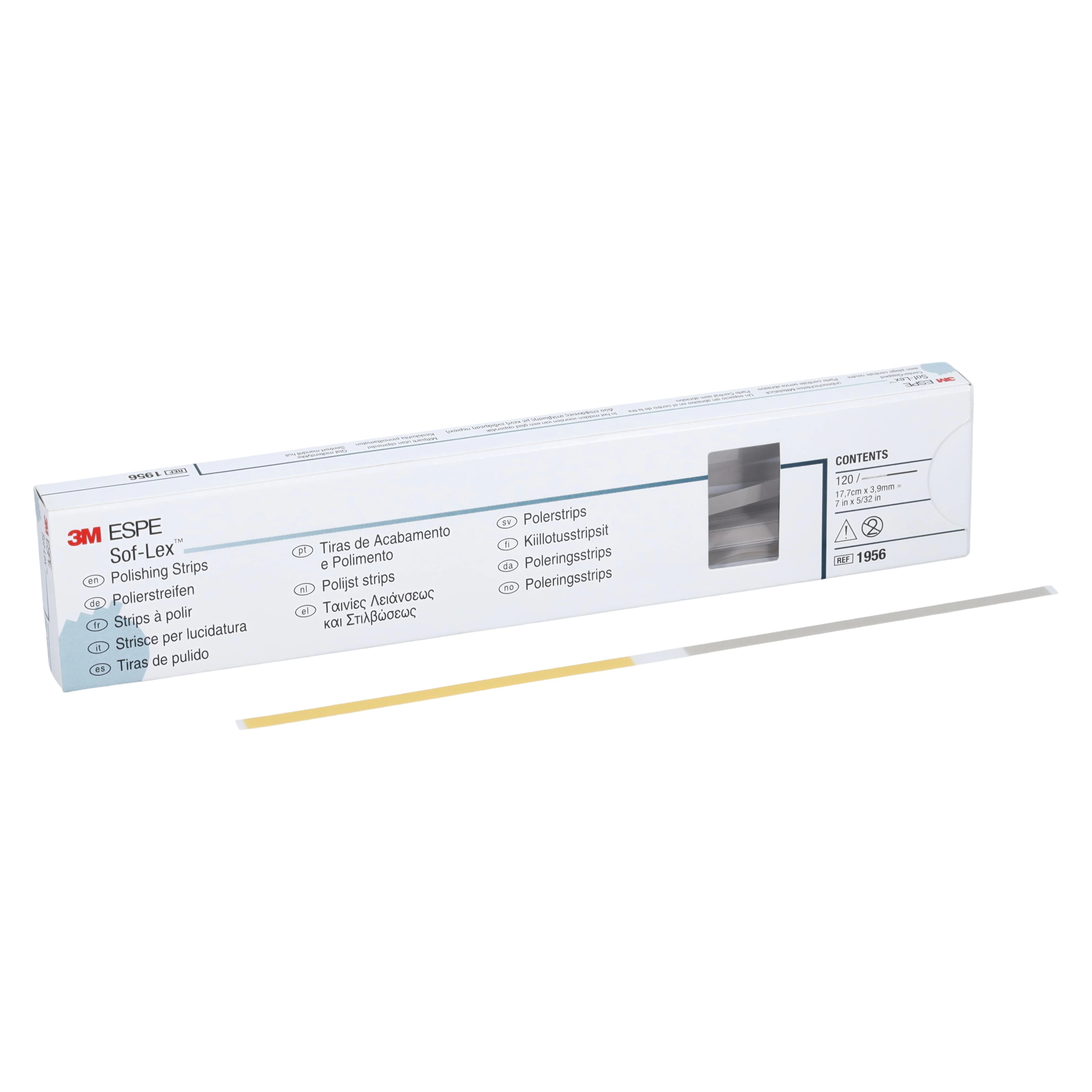 3M™ Sof-Lex™ Finishing Strips Refill, Fine/Superfine, 7" x 5/32", 120/Box, #1956