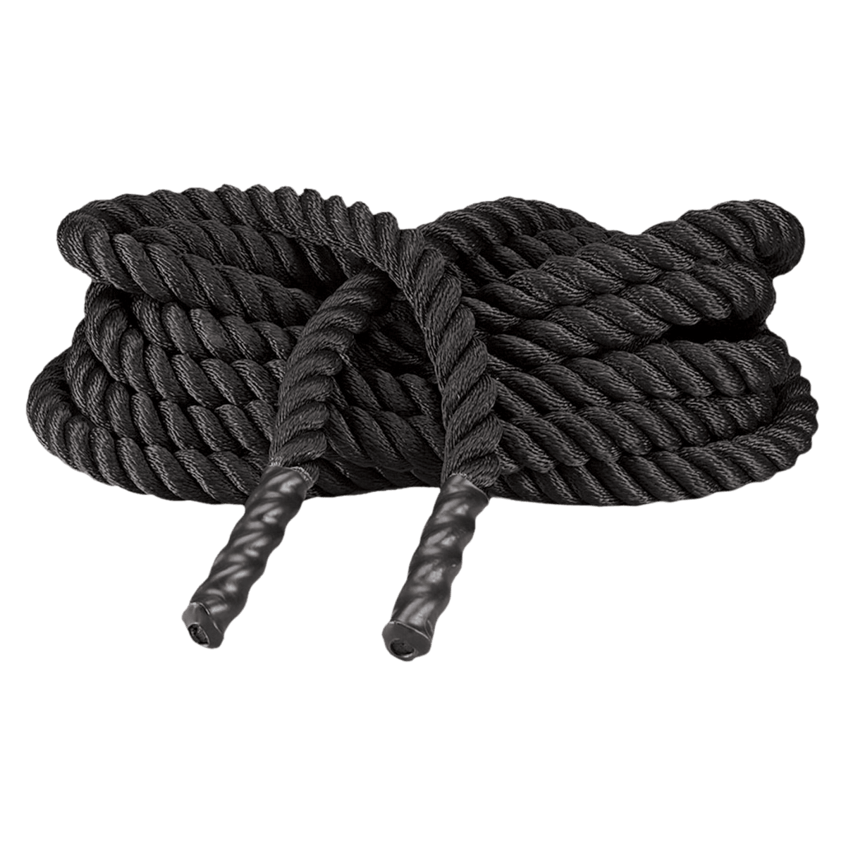 MF Athletic Co. Training Rope, 40 ft x 1.5 in, Black