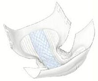 Cardinal Health Wings Choice Plus Adult Incontinence Brief, Unisex, Medium 32-44", Heavy Absorbency, Tape Tabs, White, 96/Case