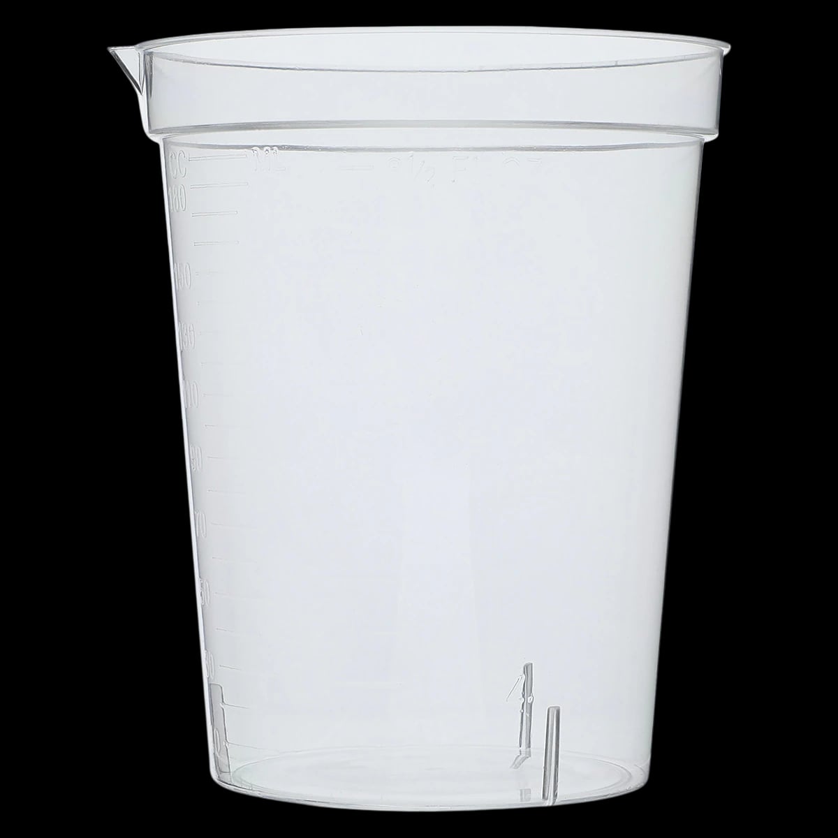 Medline Urine Specimen Container, 6 oz, Plastic, Graduated, Clear, Non-Sterile, Without Lid, 500/Case