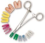 Aspen Surgical DuoGuard Instrument Tip Protector, Blue, 9.5 x 20 mm, Non-Sterile, Disposable, 50/Bag