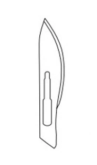 Bard-Parker #24 Surgical Blade, Non-Sterile, Carbon Steel, 150/Box