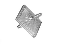 Allied Medical Suction Bacteria Filter, Hydrophobic, 3/Pkg