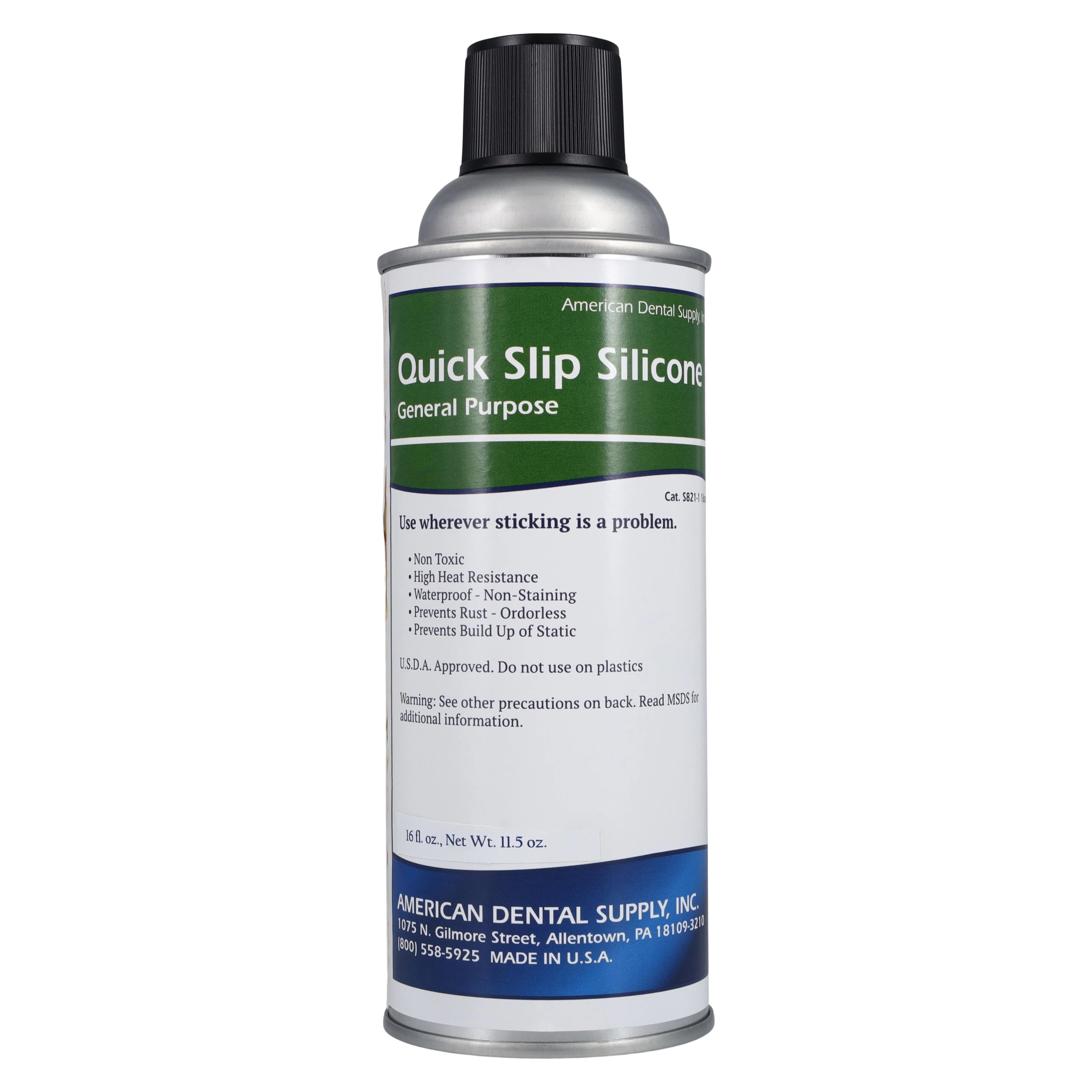 Quick Slip Silicone Spray Aerosol, 11.5 oz