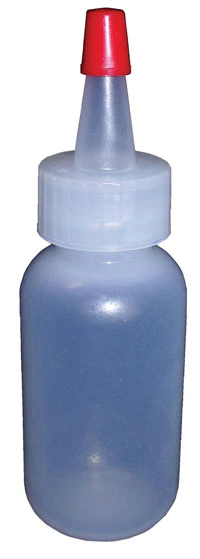 Tricorbaum Boston Round Bottle with Yorker Tip, 1 oz, Clear, 12/Package