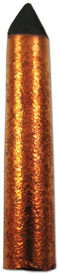 Yates Motloid Carbon Points for Soldering Machine, 2" x 5/16", Pack of 6, #42860