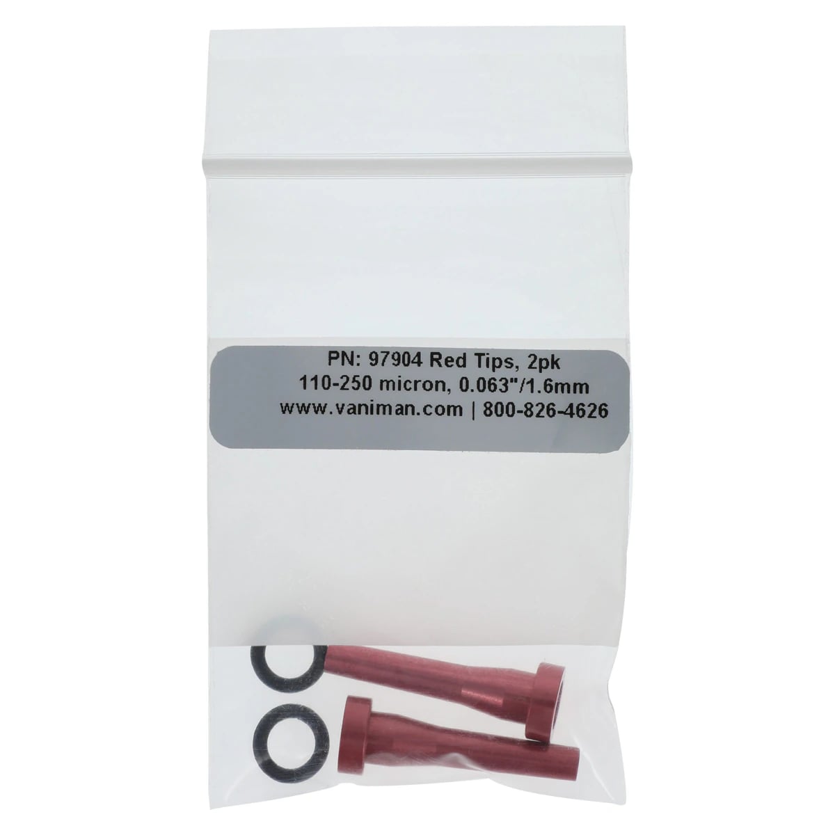 Vaniman Sandstorm Expert Tip for Sandstorm Red, .065" Extra Large, 2 per Package
