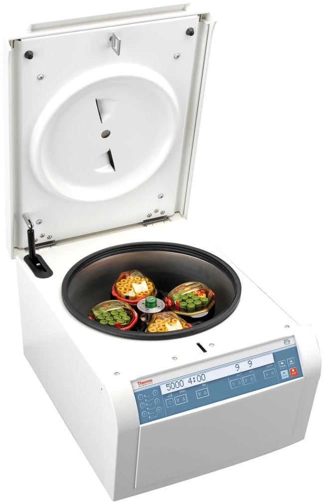Thermo Scientific Sorvall ST16R Refrigerated Centrifuge, 4 x 400 mL, 15,200 rpm, with Adapters