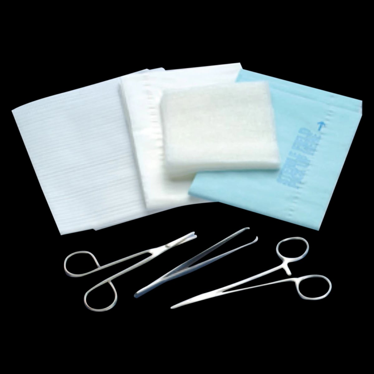 Busse Hospital Disposable Laceration Tray without Instrument