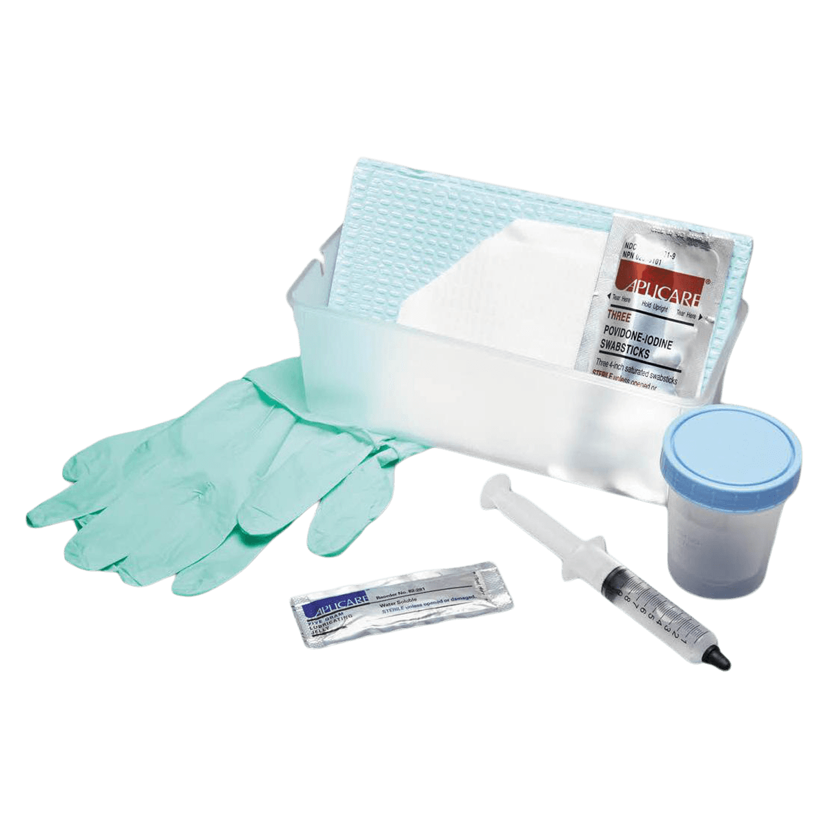 Medline Foley Catheter Insertion Tray, PVP 10mL