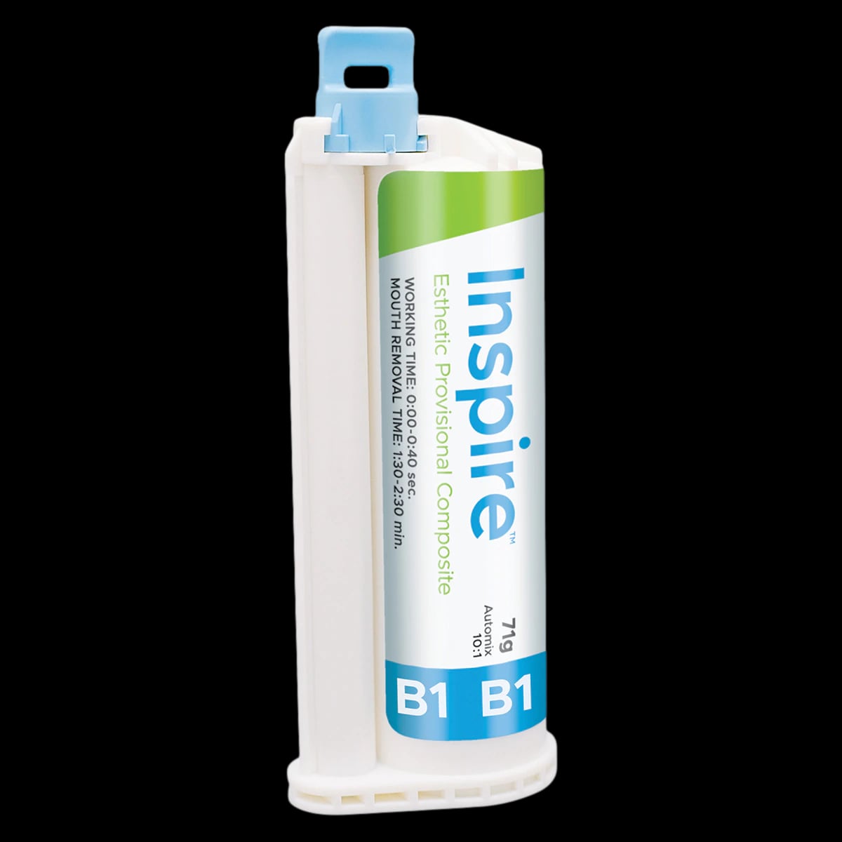Clinician's Choice Inspire Esthetic Provisional Composite, Shade B1, 10:1 Ratio, 71g Complete Package