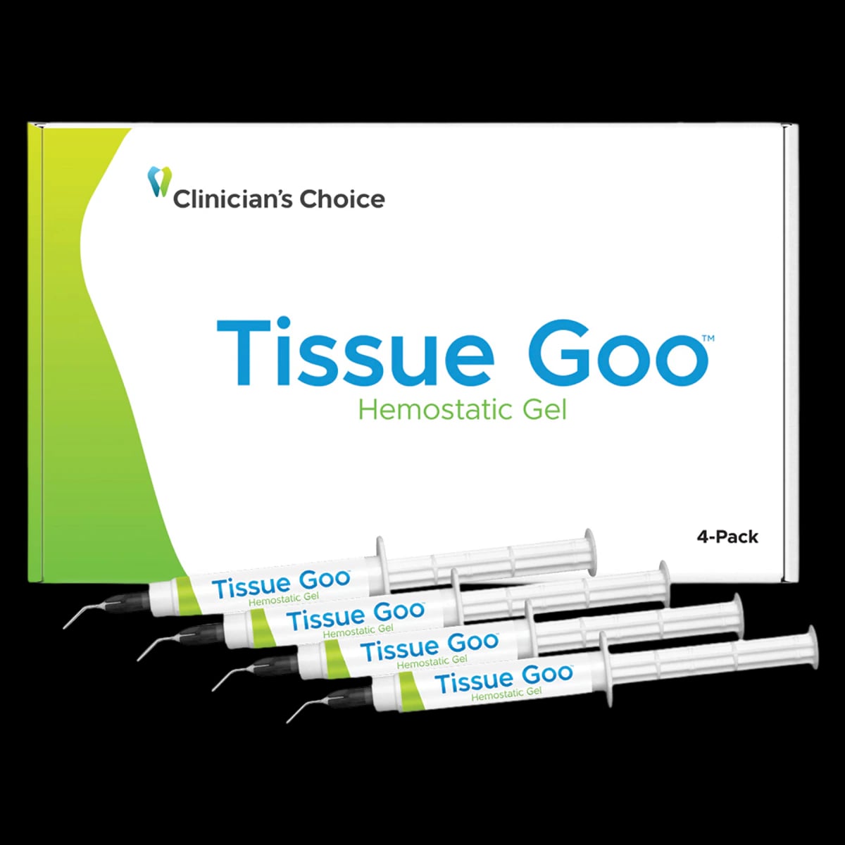 Tissue Goo Hemostatic Gel, 25% Aluminum Sulfate, 3 mL Syringe, 4/Pack, 641904