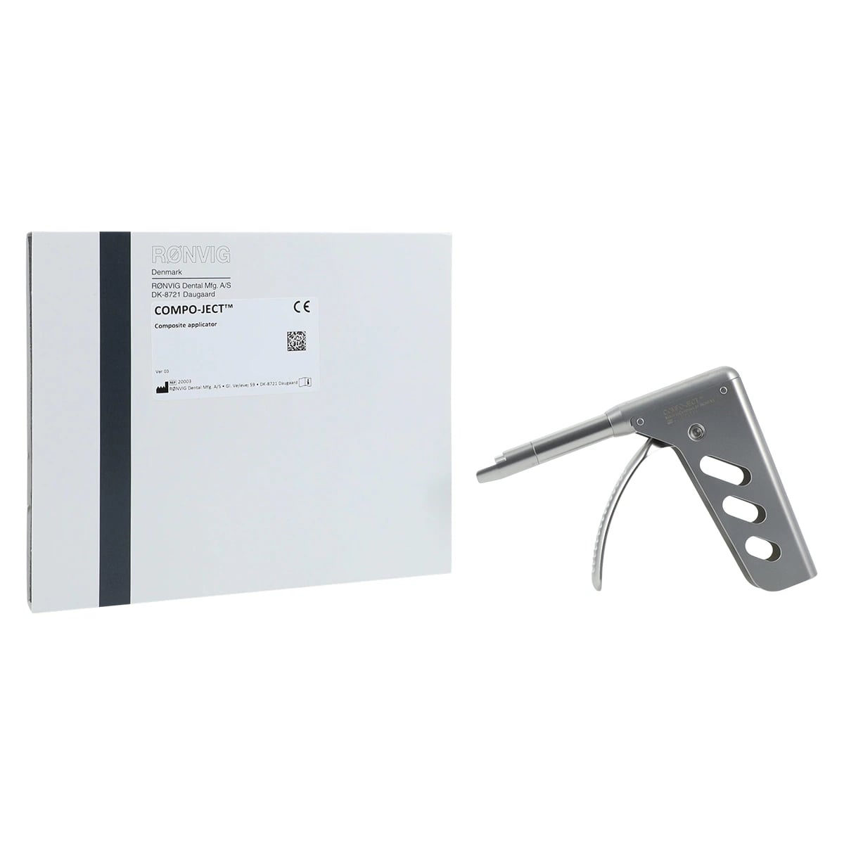 Compo-Ject Compule Dispensing Gun, Silver, Each