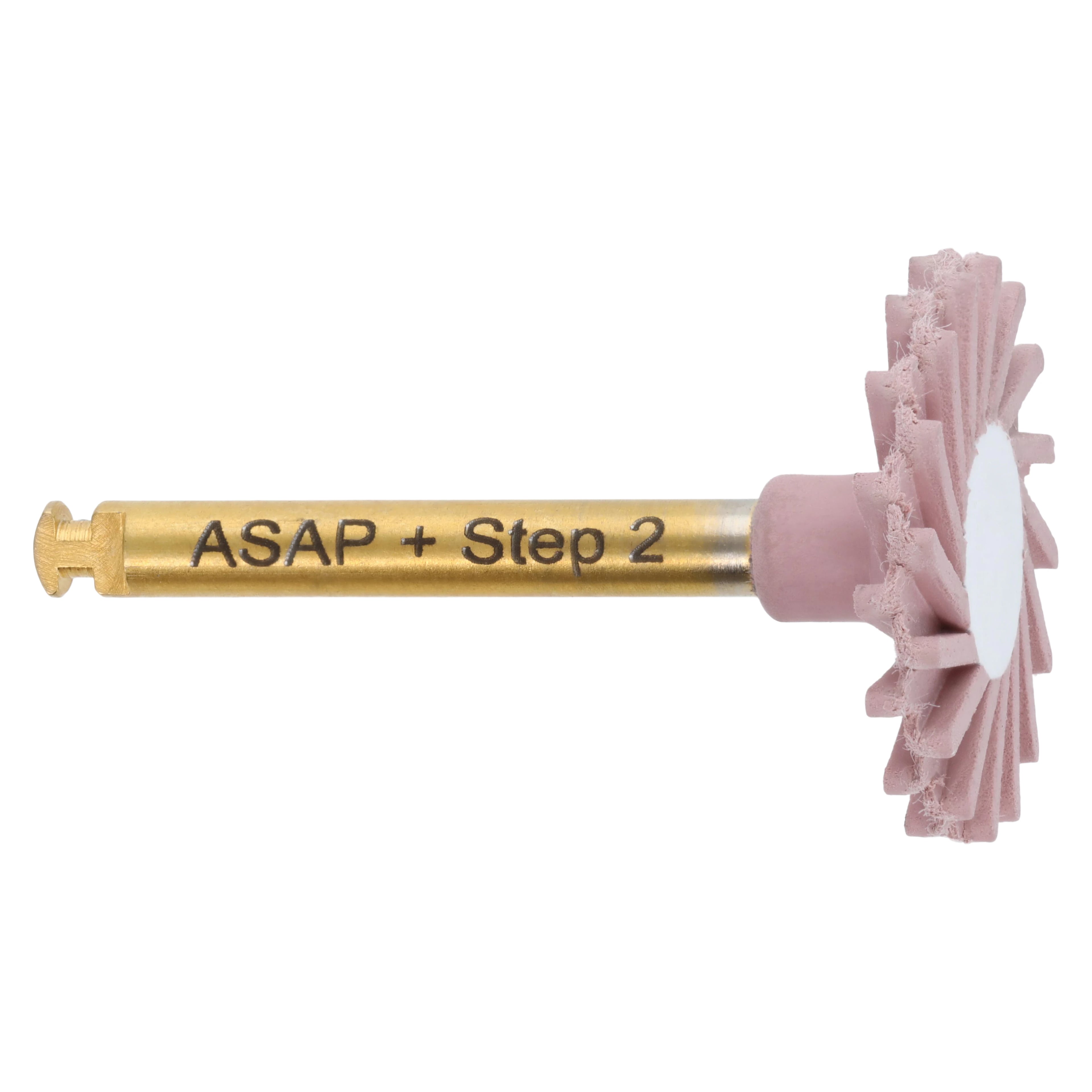 A.S.A.P. Indirect+ Intraoral/RA Final Polisher Refill, Diamond-Impregnated Spiral Wheels, Purple, 3/Pack, 130921