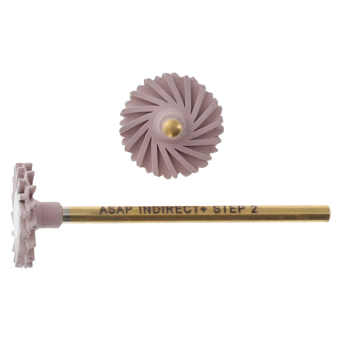 A.S.A.P. Indirect+ Extraoral/HP Final Polisher Refill, Diamond-Impregnated Spiral Wheel, 3/Pk, 130943