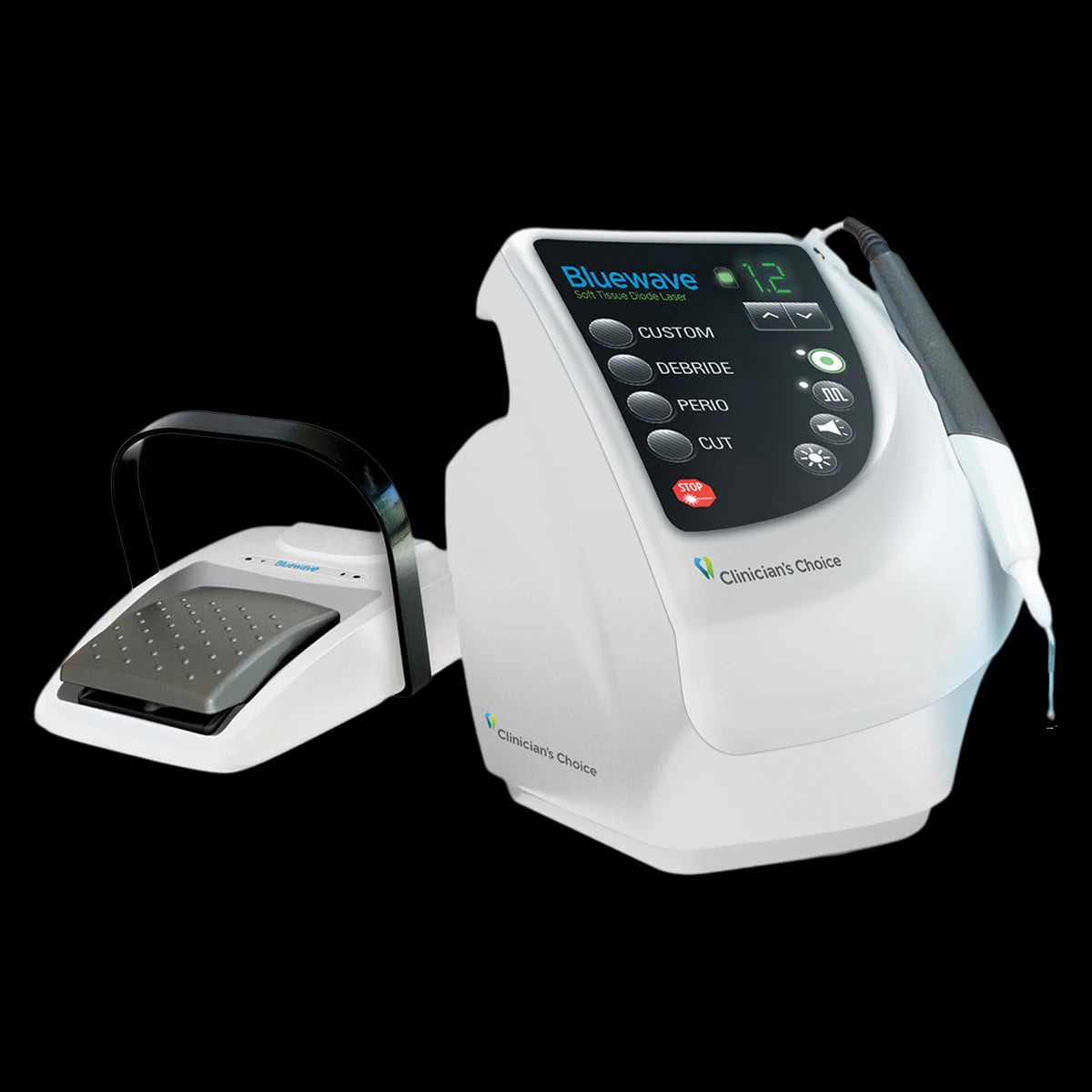Clinician's Choice Bluewave Laser Foot Pedal, Wireless