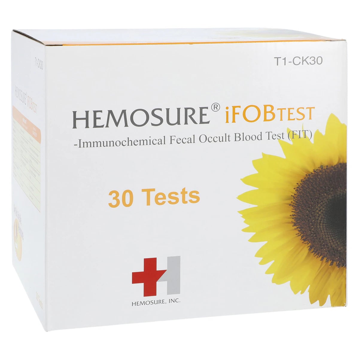 Hemosure iFOB Immunological Fecal Occult Blood Test Kit, CLIA Waived, 30 Tests/Box with 50 Collection Tubes and 50 Home Mailers