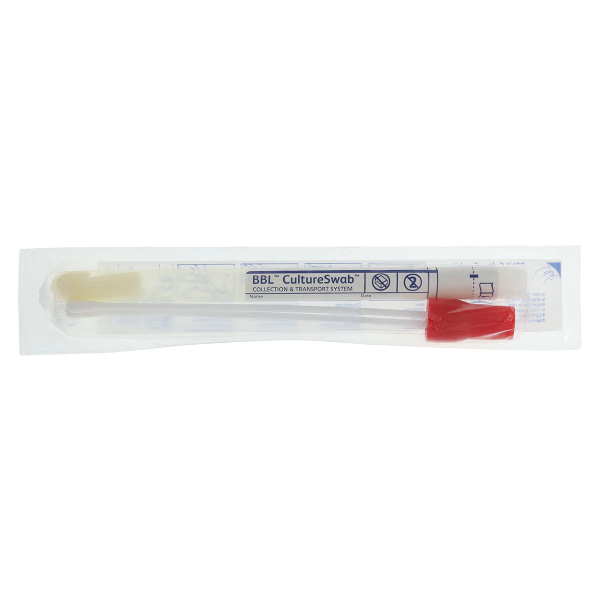 BD CultureSwab Rayon Collection/Transport Swab, Liquid Amies, Double Swab, 5-1/4" Length, 50/Box