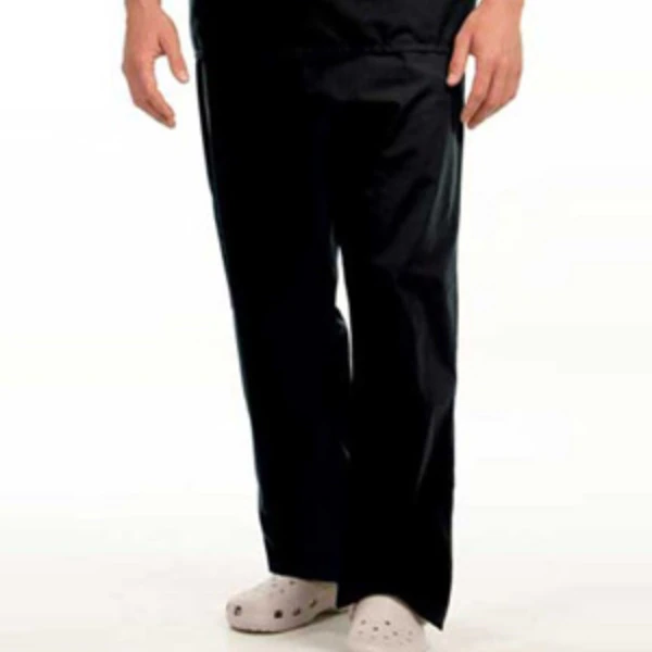 Fashion Seal Scrub Pant, Unisex, Drawstring, Large, Black, 78829