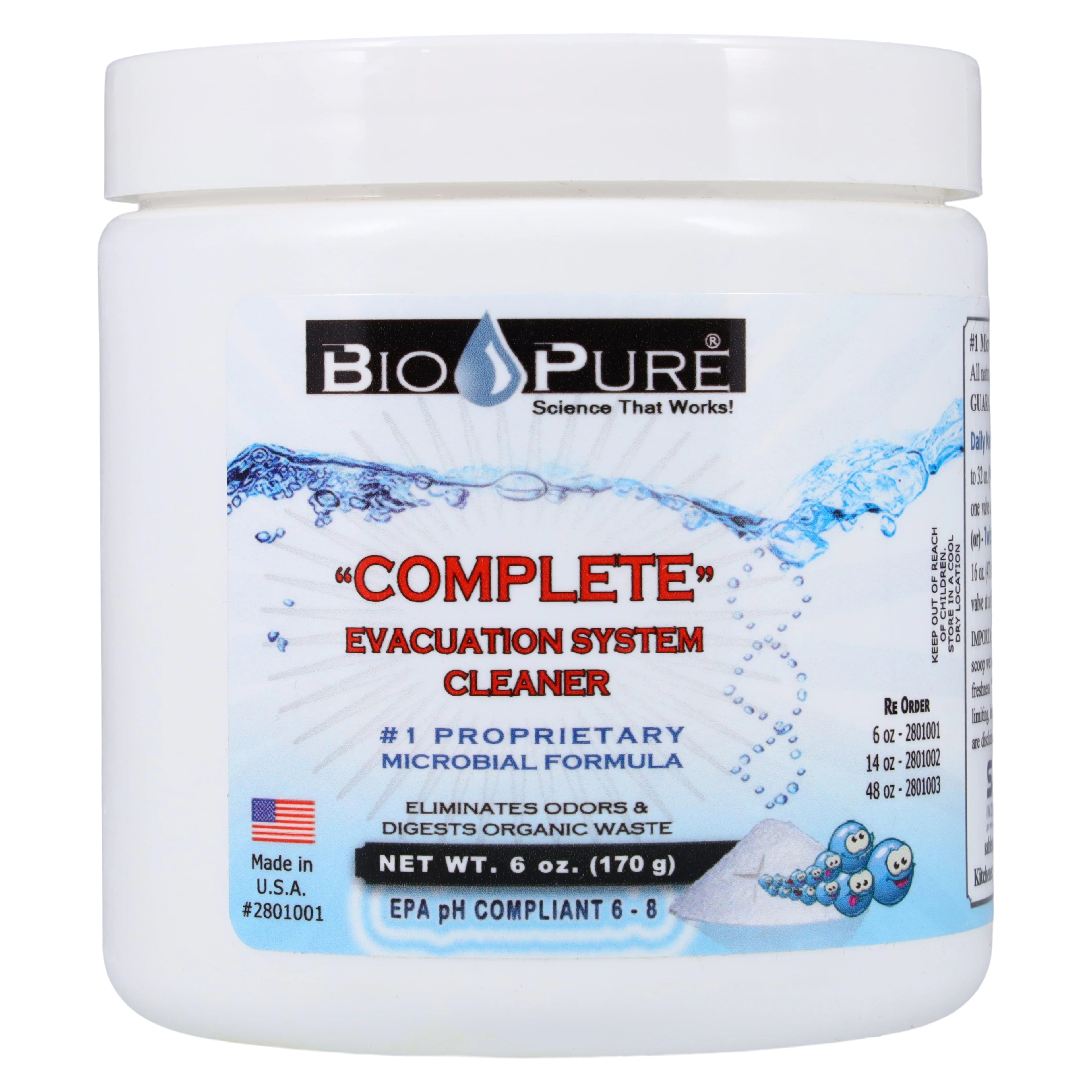 Bio-Pure eVac System Cleaner, 6 oz Jar, 12/Box