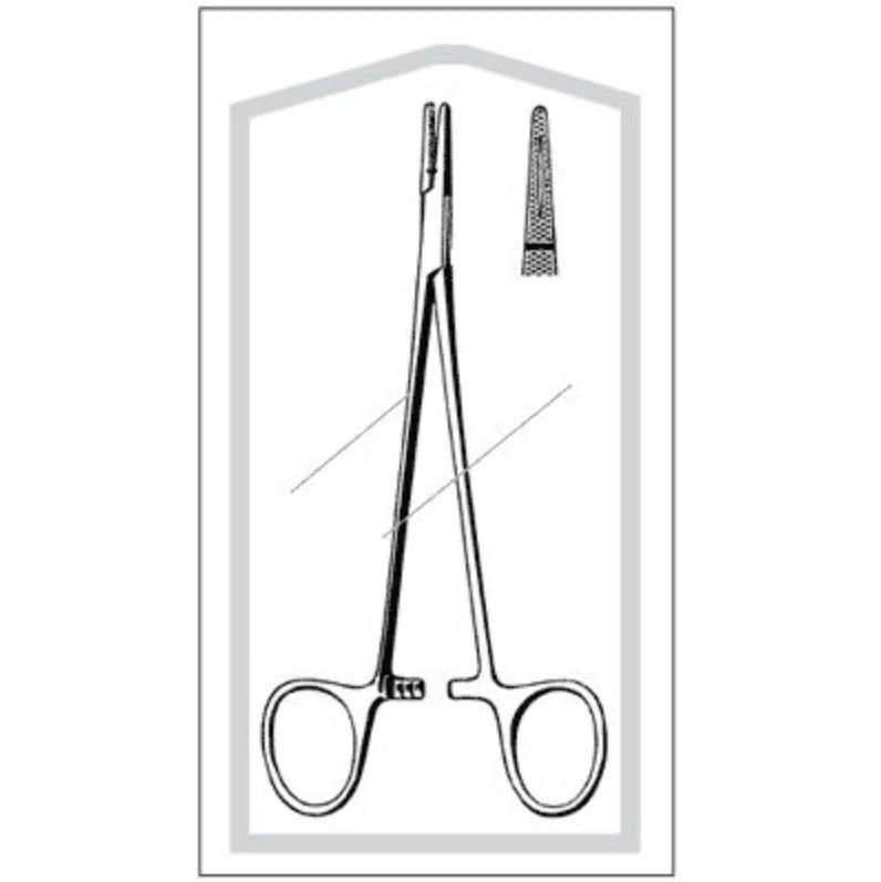 Sklar Crile-Wood Needle Holder, 6" Stainless Steel, 25/Case