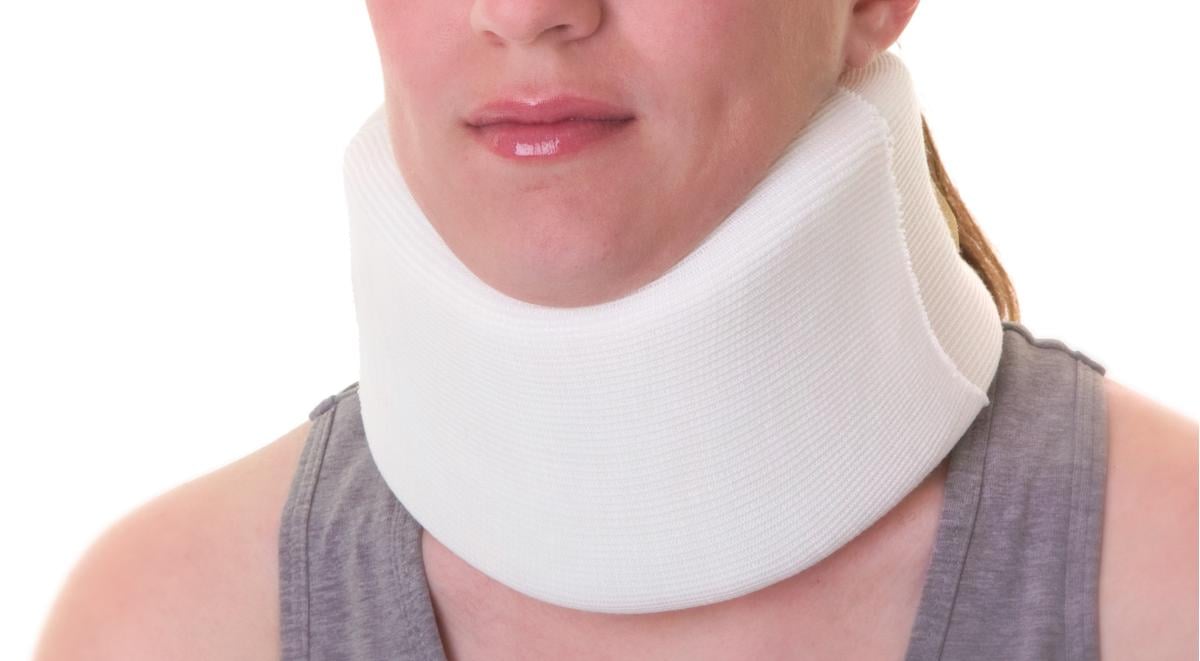 Medline Serpentine Soft Foam Cervical Collar, Adult X-Small, 3.75" x 13"