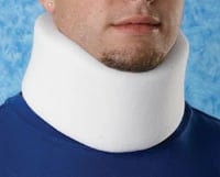 Medline Serpentine Cervical Collar, Adult Small, Foam, 3.5" x 23"