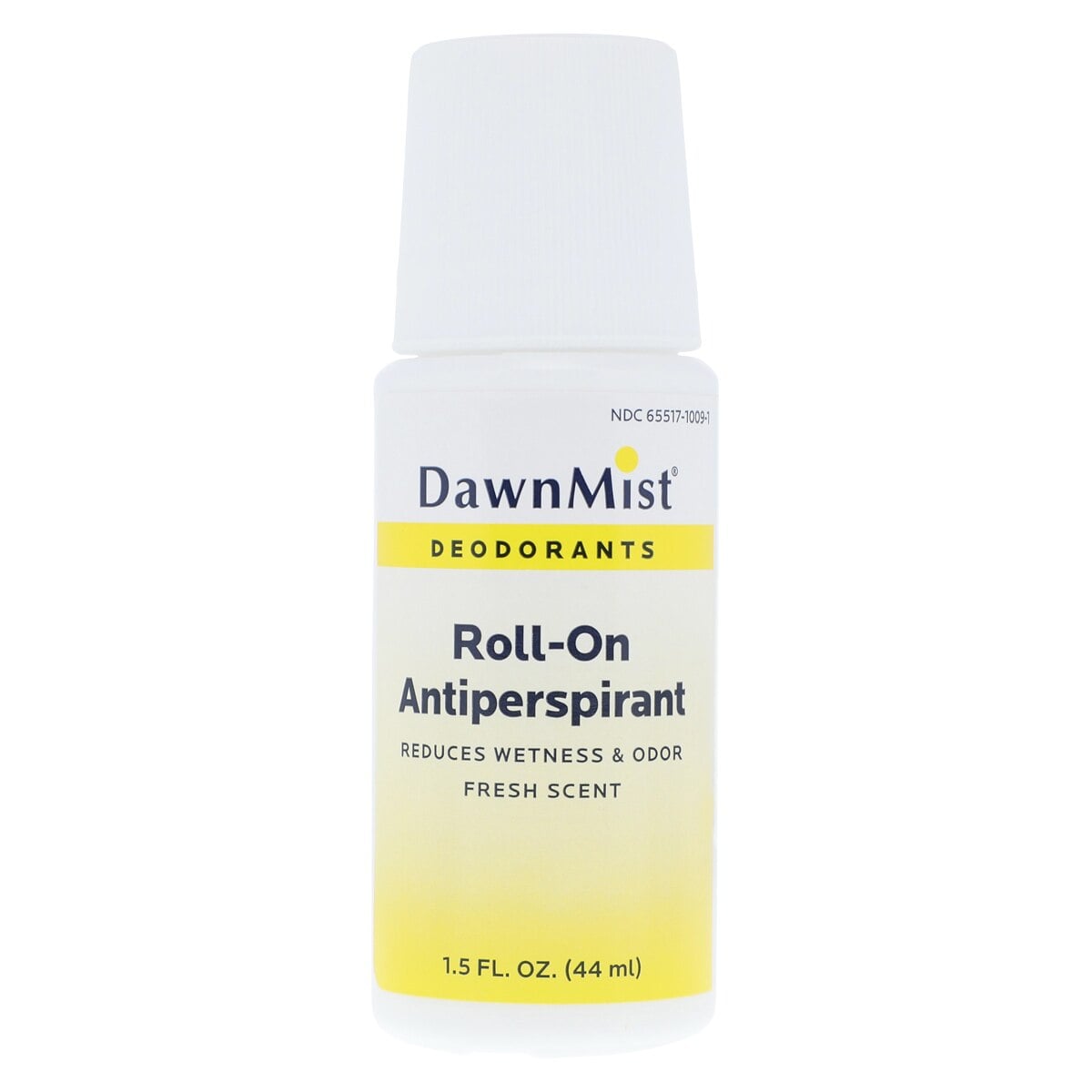 DawnMist Roll-On Deodorant, Fresh Scent, 1.5 oz, 96/Case