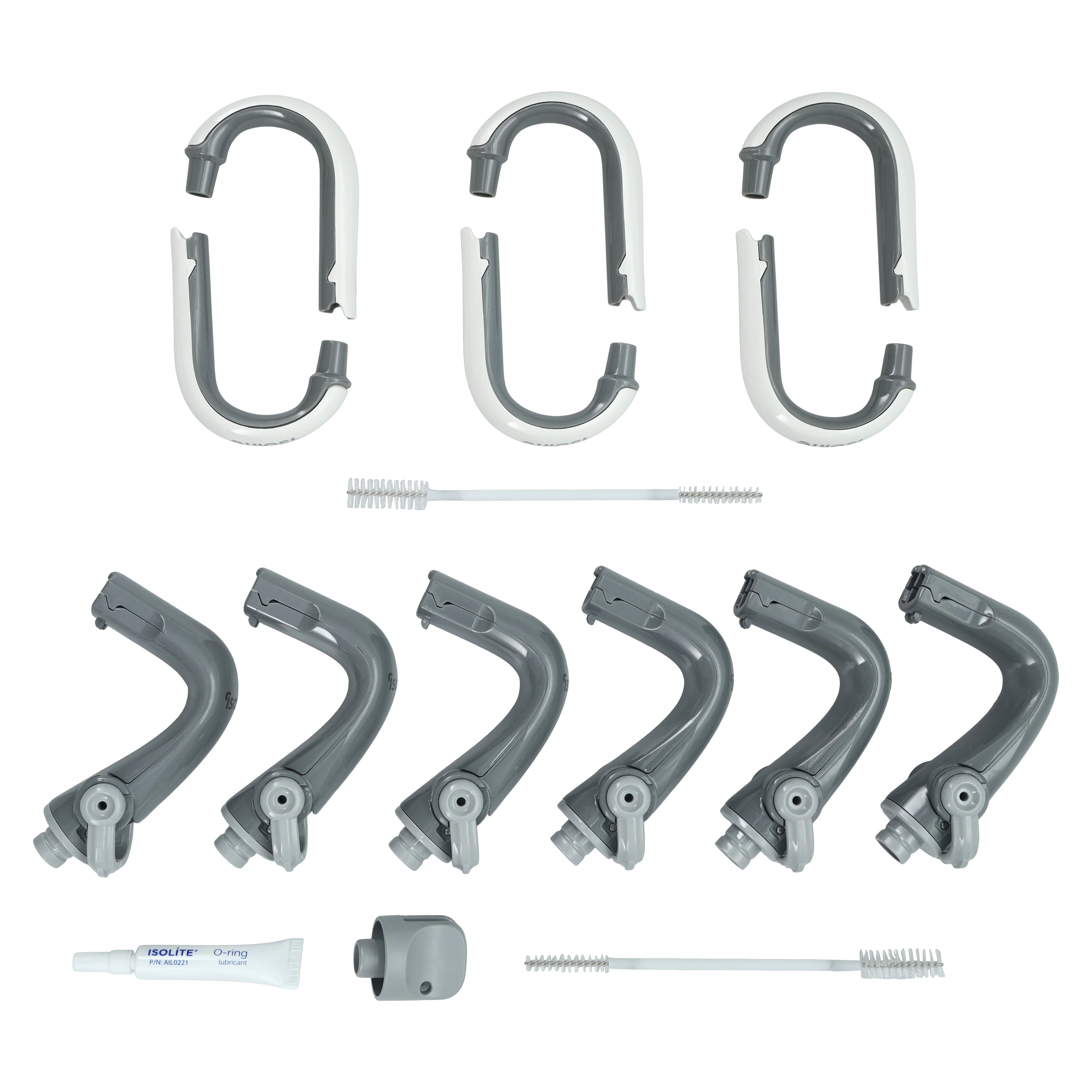 Zyris Isolite Core+ Evacuation Isolation System, 6 Posterior Control Heads & 6 Anterior Adapters, EIL0307