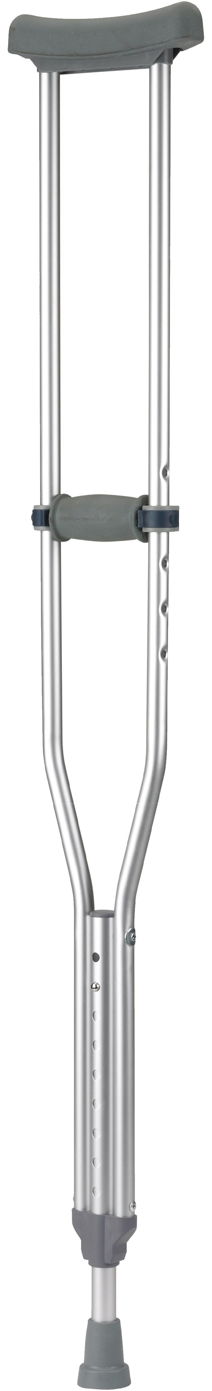 Drive Medical Designs EZ Adjust Crutches, Youth, Aluminum, 4'6"-5'2" (54-62"), 300 lb Capacity